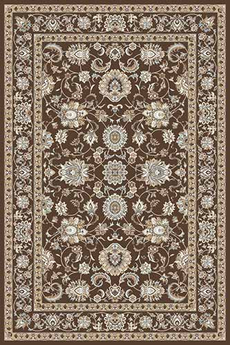 Прямоугольный ковер VALENCIA DELUXE D326 BROWN Российский ковер ВАЛЕНСИЯ ДЕЛЮКС фабрики Меринос D326 BROWN Цена указана за 1 квадратный метр