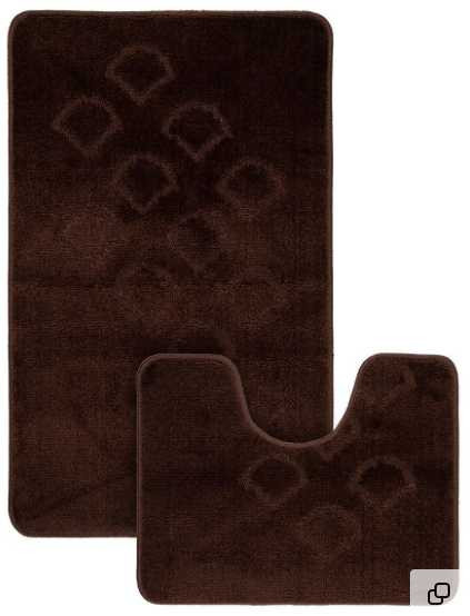 Набор ковриков для ванной Classic №167 Материал: ПолипропиленРазмеры:   60*100 и 50*60Страна:     Турция