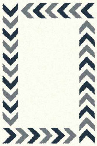 Прямоугольный ковер PLATINUM T638 NATURAL-BLUE