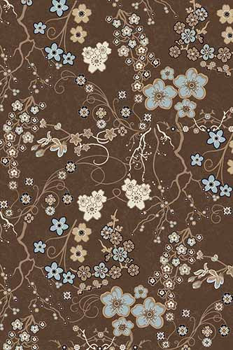 Прямоугольный ковер VALENCIA DELUXE D332 BROWN Российский ковер ВАЛЕНСИЯ ДЕЛЮКС фабрики Меринос D332 BROWN Цена указана за 1 квадратный метр