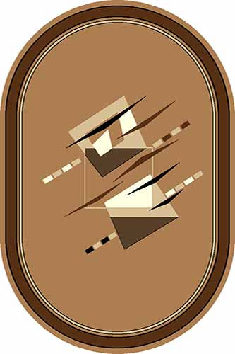 Овальный ковер SUNRISE MRT8 MUSTARD Российский ковер САНРАЙЗ фабрики Меринос MRT8 MUSTARD Цена указана за 1 квадратный метр