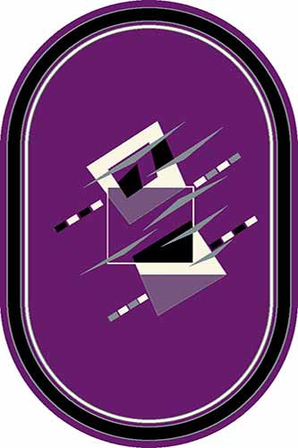 Овальный ковер SUNRISE MRT8 VIOLET-BLACK Российский ковер САНРАЙЗ фабрики Меринос MRT8 VIOLET-BLACK Цена указана за 1 квадратный метр