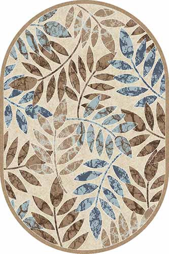 Овальный ковер VALENCIA DELUXE D307 CREAM-BROWN Российский ковер ВАЛЕНСИЯ ДЕЛЮКС фабрики Меринос D307 CREAM-BROWN Цена указана за 1 квадратный метр