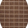 Ковёр VEGAS-S004-BROWN-OVAL