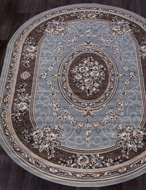 Ковёр SIERRA-5444-BLUE-BROWN-OVAL Российский Ковёр Сиерра.Цена указана за 1 кв/метр.