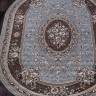 Ковёр SIERRA-5444-BLUE-BROWN-OVAL
