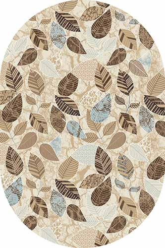 Овальный ковер VALENCIA DELUXE D311 CREAM-BROWN Российский ковер ВАЛЕНСИЯ ДЕЛЮКС фабрики Меринос D311 CREAM-BROWN Цена указана за 1 квадратный метр